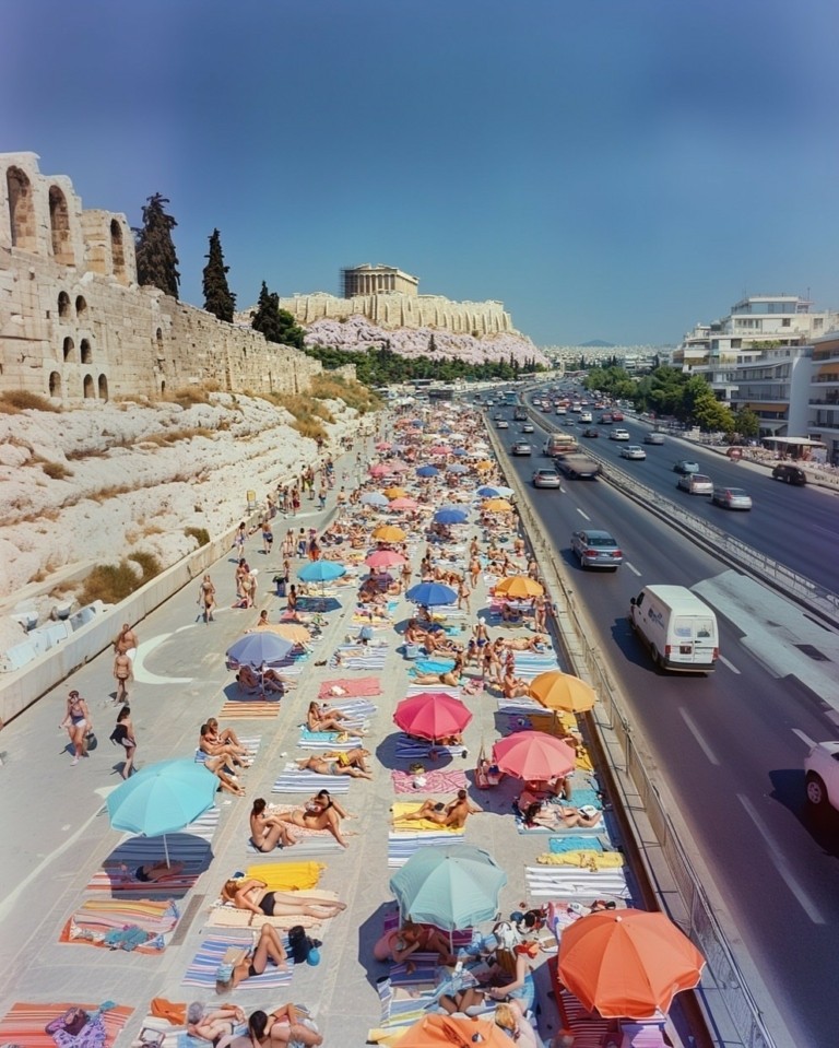 H Ελληνίδα που έκανε μια φανταστική σουρεαλιστική Αθήνα στο instagram παγκόσμιο viral