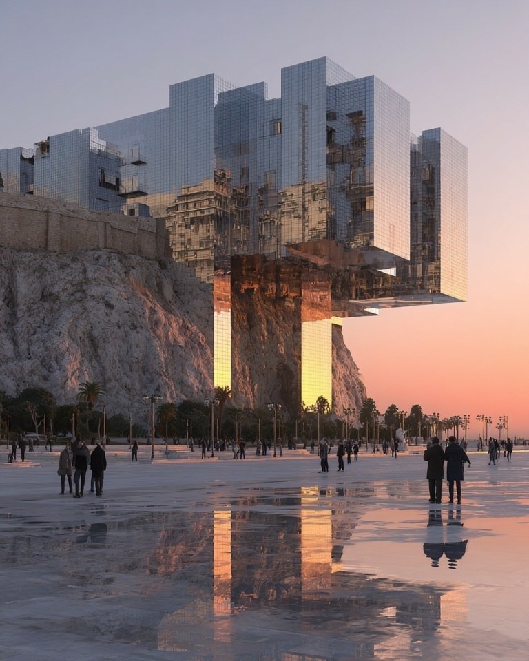 H Ελληνίδα που έκανε μια φανταστική σουρεαλιστική Αθήνα στο instagram παγκόσμιο viral