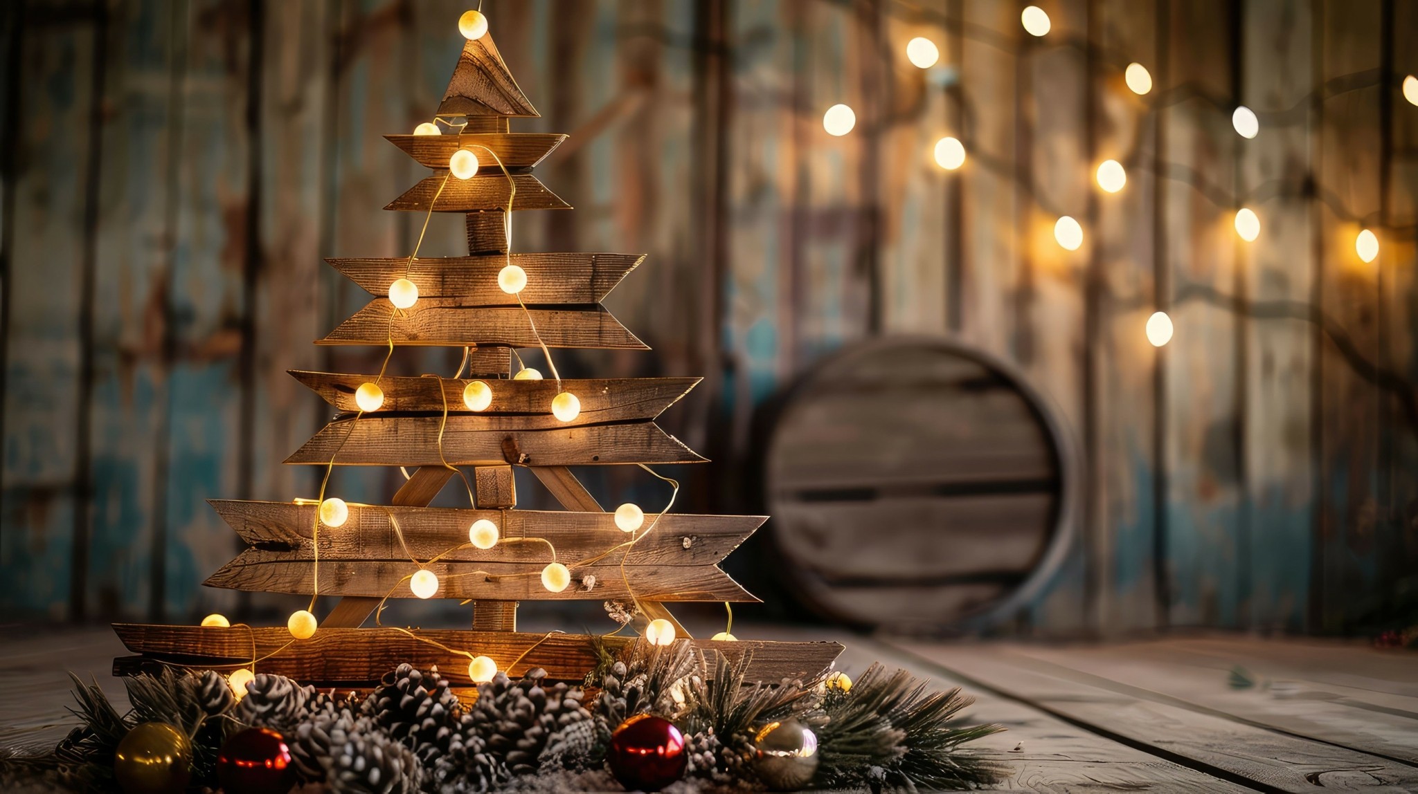 Το νέο σύμβολο των φετινών Χριστουγέννων δεν είναι πράσινο αλλά… ξύλινο (vid)