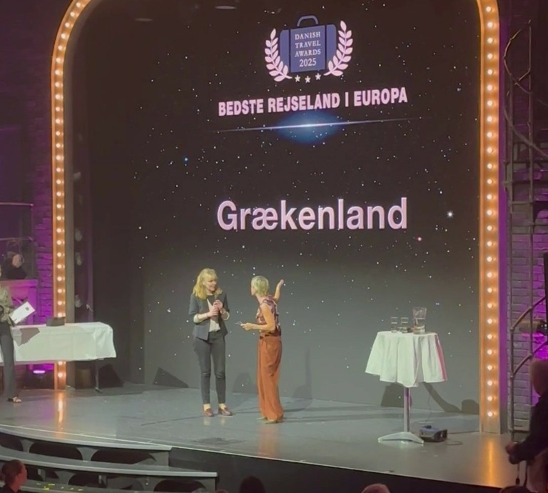 ΕΟΤ Σκανδιναβίας: Πρωτιά της Ελλάδας στα βραβεία Danish Travel Awards 2025