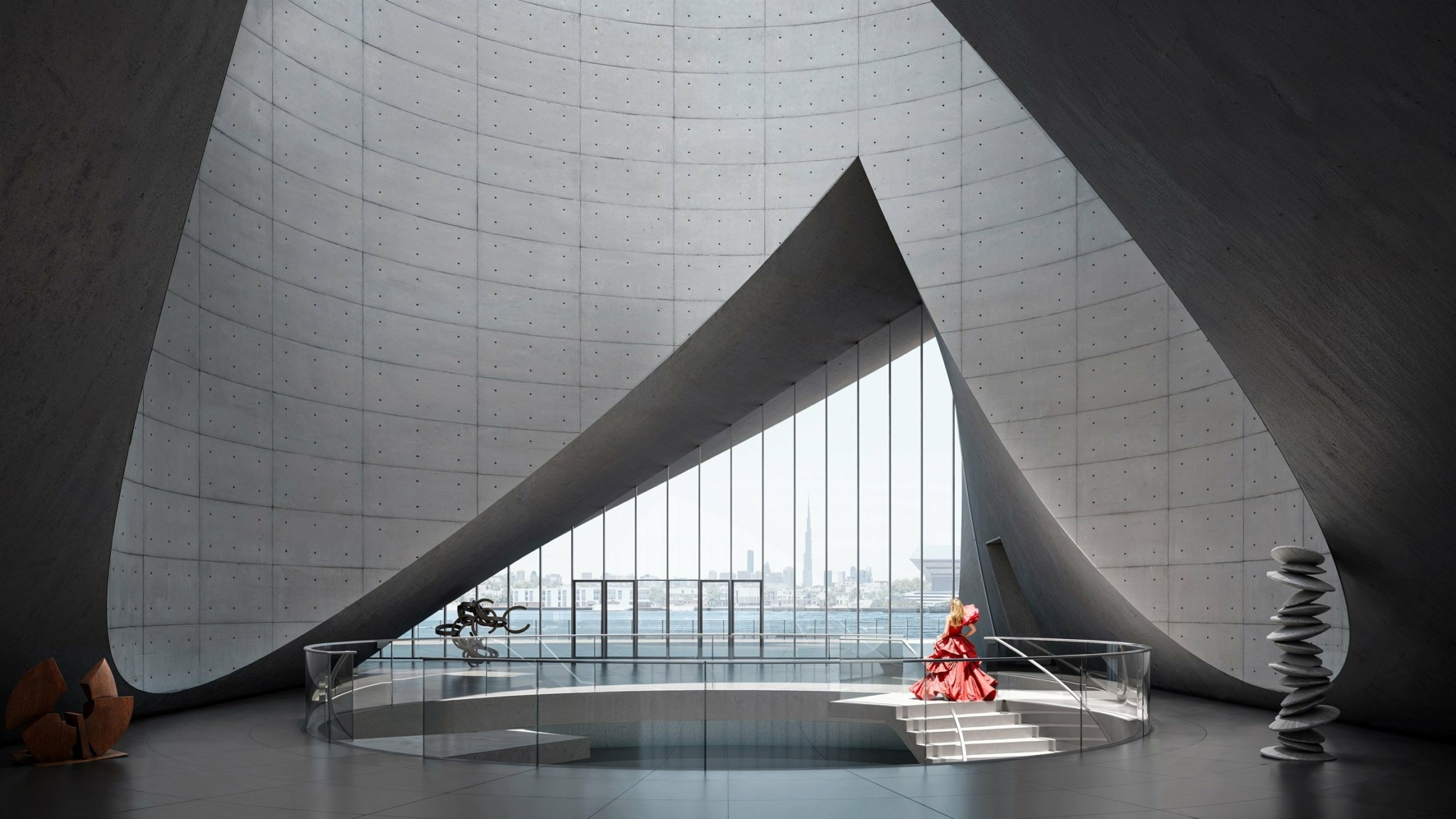 Νέο μουσείο τέχνης του Ντουμπάι – Ενα αριστούργημα του μεγάλου Tadao Ando