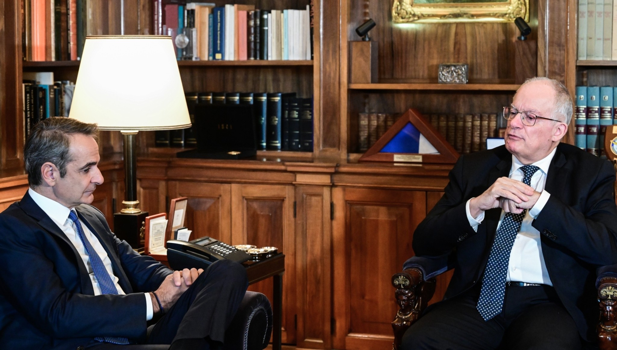 Μητσοτάκης σε Τασούλα: Από παρακολούθημα, πρωταγωνιστής η Ελλάδα στον τομέα της ενέργειας (pics)