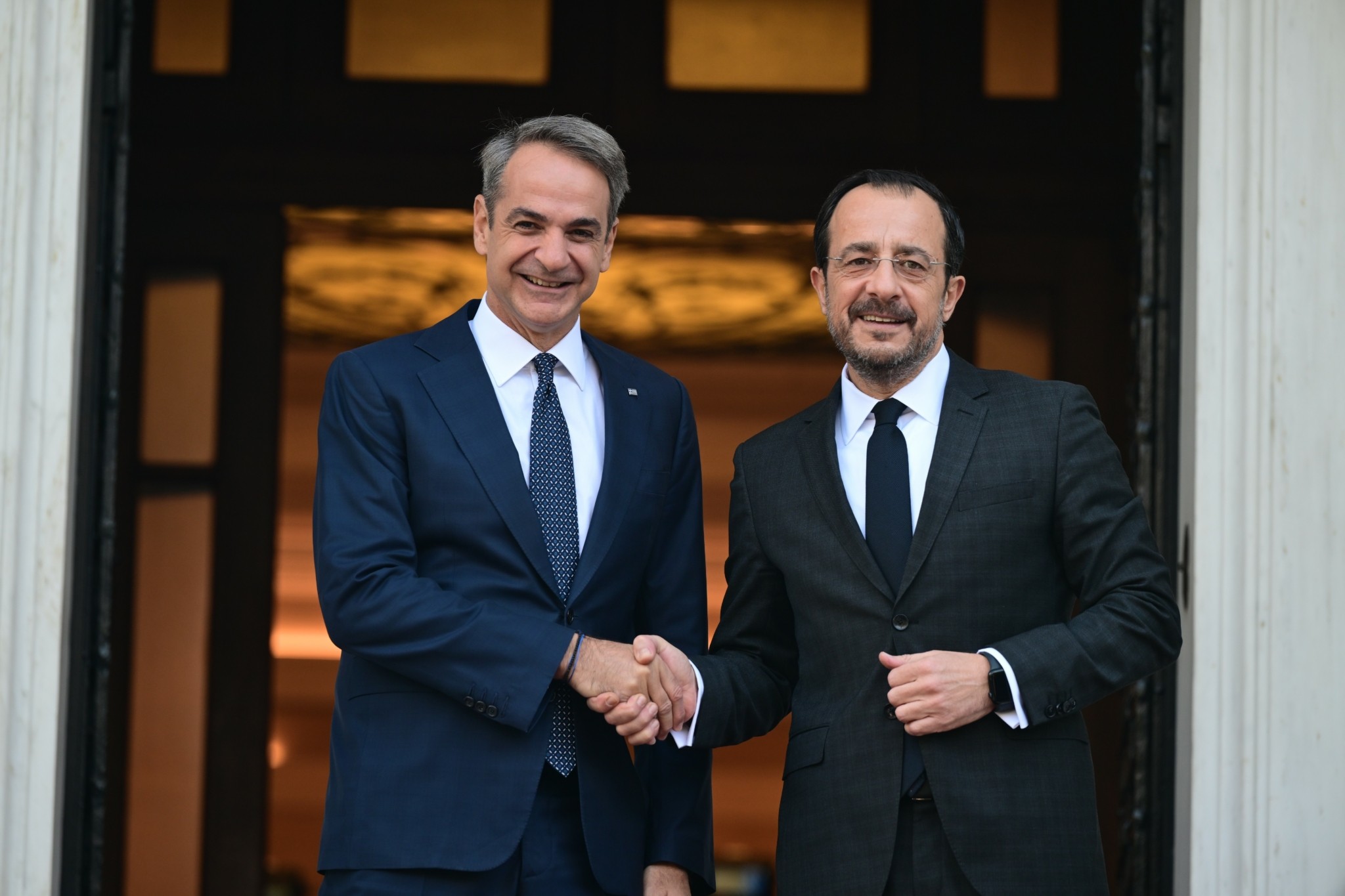 Μητσοτάκης: Σημαντικό Ελλάδα και Κύπρος να μπορούμε να συντονιζόμαστε – Χριστοδουλίδης: Έχουμε μάθει πολλά από εσάς (vid)