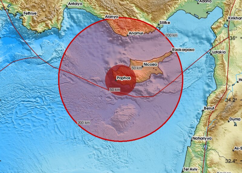 Κύπρος: Σεισμός 5,4 Ρίχτερ στην Πάφο | Ειδήσεις για την Οικονομία
