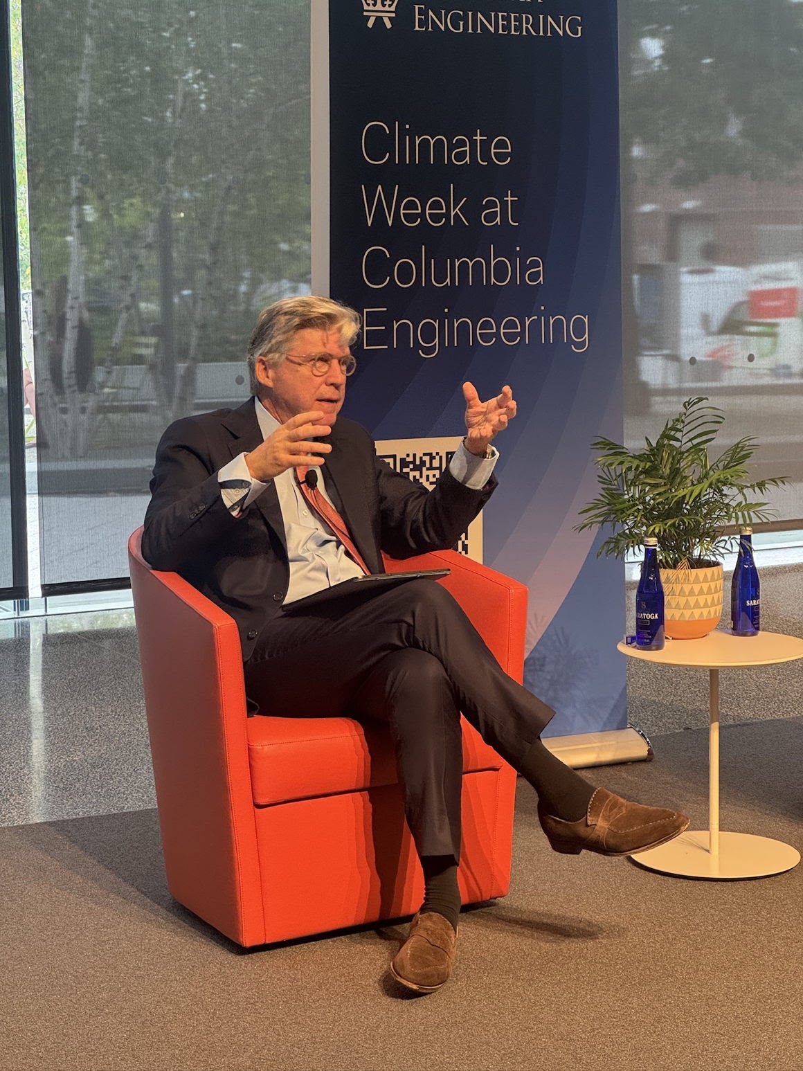 Αλέξανδρος Σαρρηγεωργίου στο Columbia: Η ασφάλιση στην πρώτη γραμμή της μάχης κατά της κλιματικής αλλαγής | Ειδήσεις για την Οικονομία