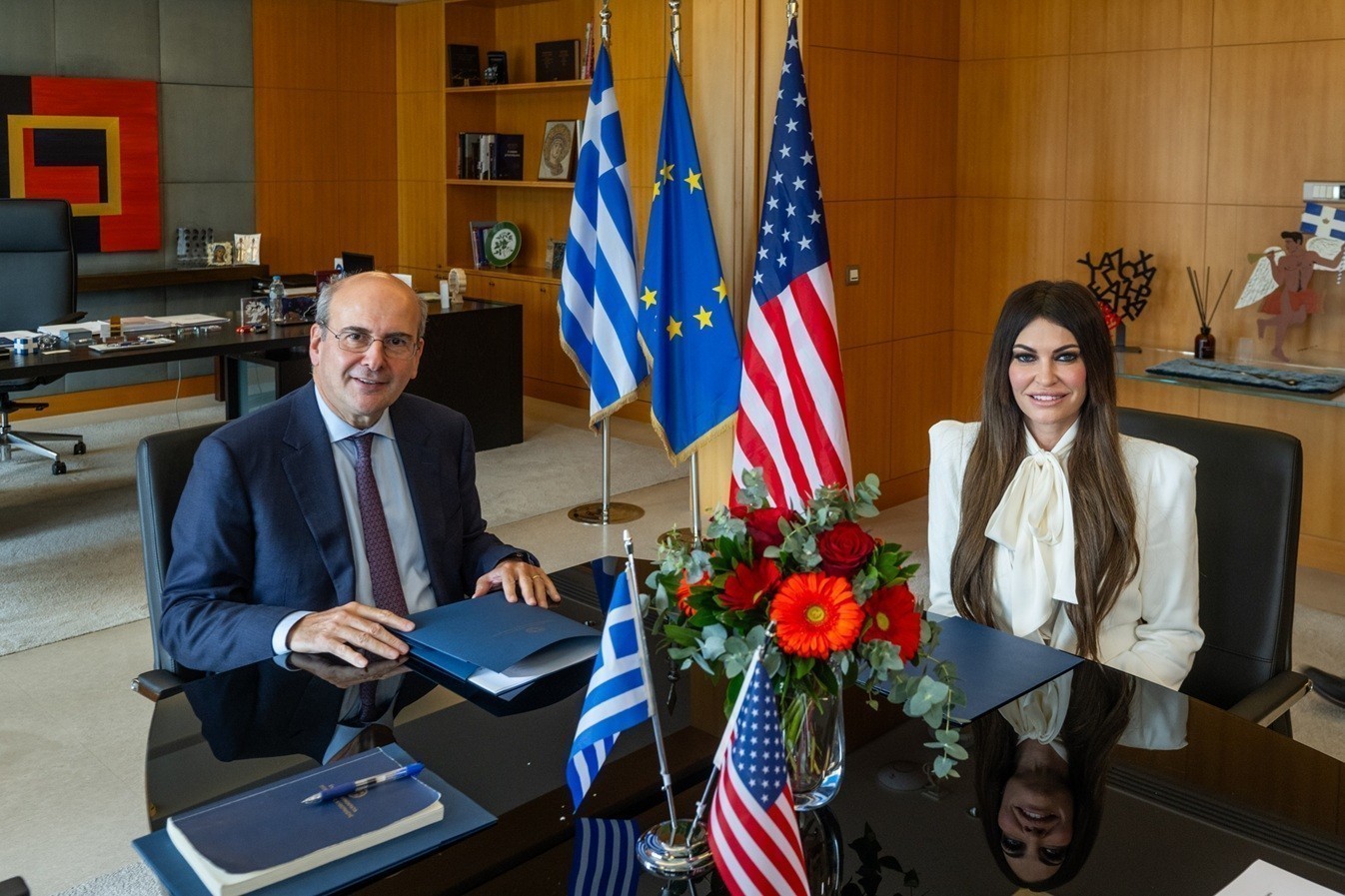 Χατζηδάκης – Γκιλφόιλ: Στο υψηλότερο επίπεδο των τελευταίων ετών οι σχέσεις Ελλάδας και ΗΠΑ (pics) | Ειδήσεις για την Οικονομία