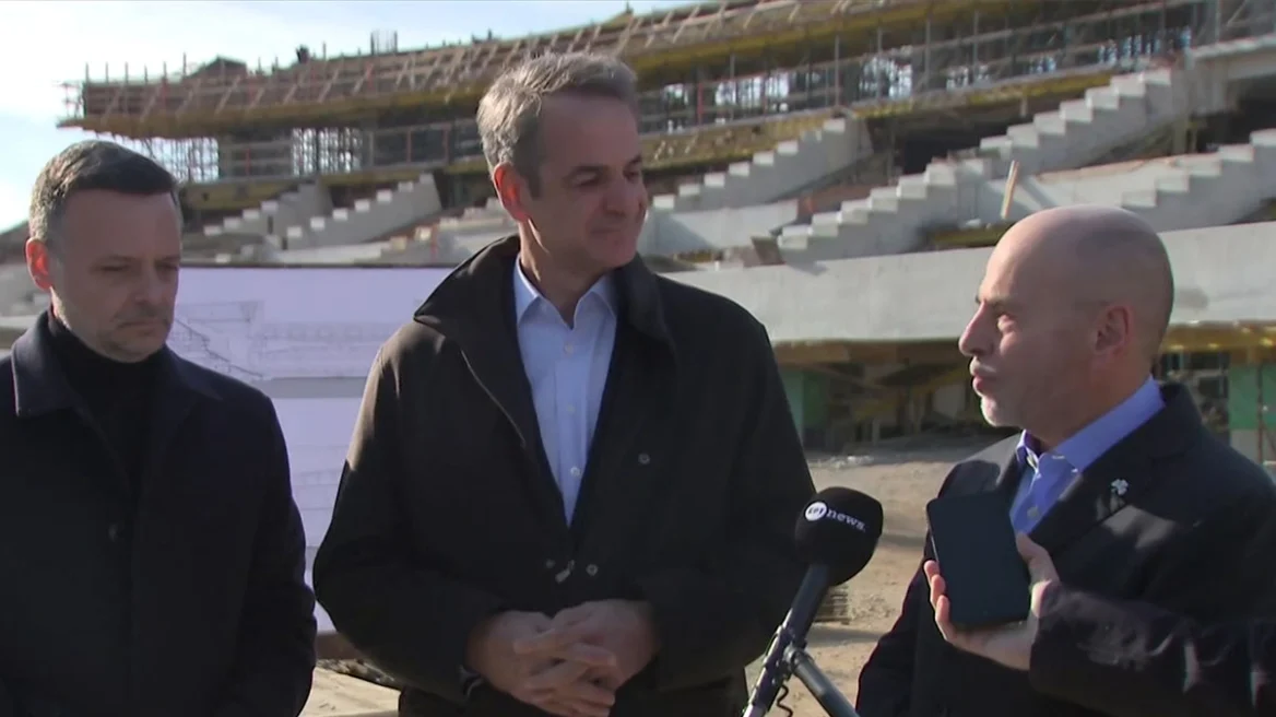 Ο Κυριάκος Μητσοτάκης με τον Γιάννη Αλαφούζο στον Βοτανικό: Tον Μάιο του 2027 θα είναι έτοιμο το γήπεδο του ΠΑΟ (vid) | Ειδήσεις για την Οικονομία