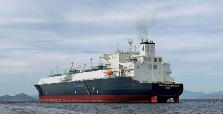Minerva Gas: Ξεκινάει τα sea trials το Minerva Eleonora