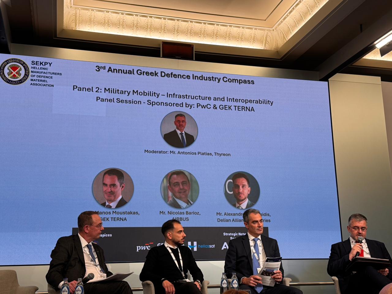 Μουστάκας (ΓΕΚ ΤΕΡΝΑ): Κρίσιμος ο ρόλος των υποδομών στη στρατιωτική κινητικότητα | Ειδήσεις για την Οικονομία