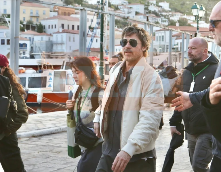 Στην Υδρα ο Μπραντ Πιτ για τα γυρίσματα της νέας του ταινίας (pic+vid)