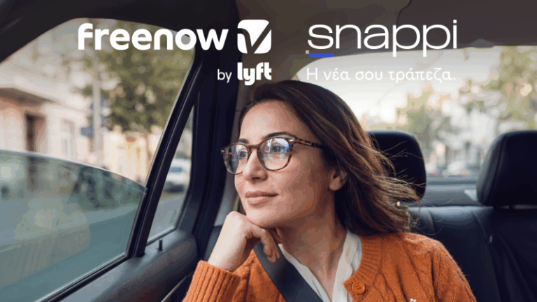 Συνεργασία Snappi – Freenow by Lyft με welcome gift 25 ευρώ για τους χρήστες 