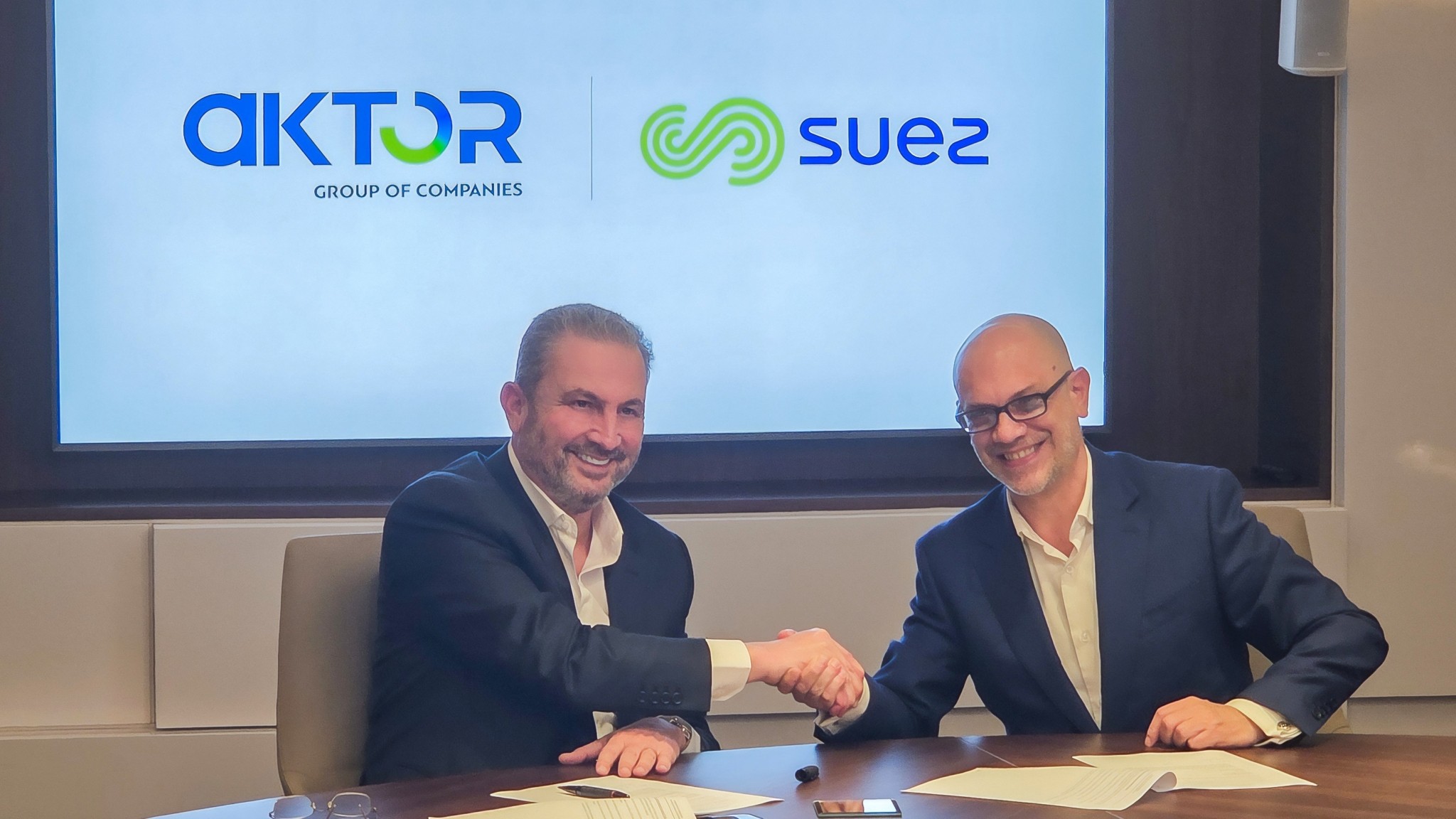 Στρατηγική Συμφωνία AKTOR SUEZ INTERNATIONAL για τη διαχείριση υδάτων