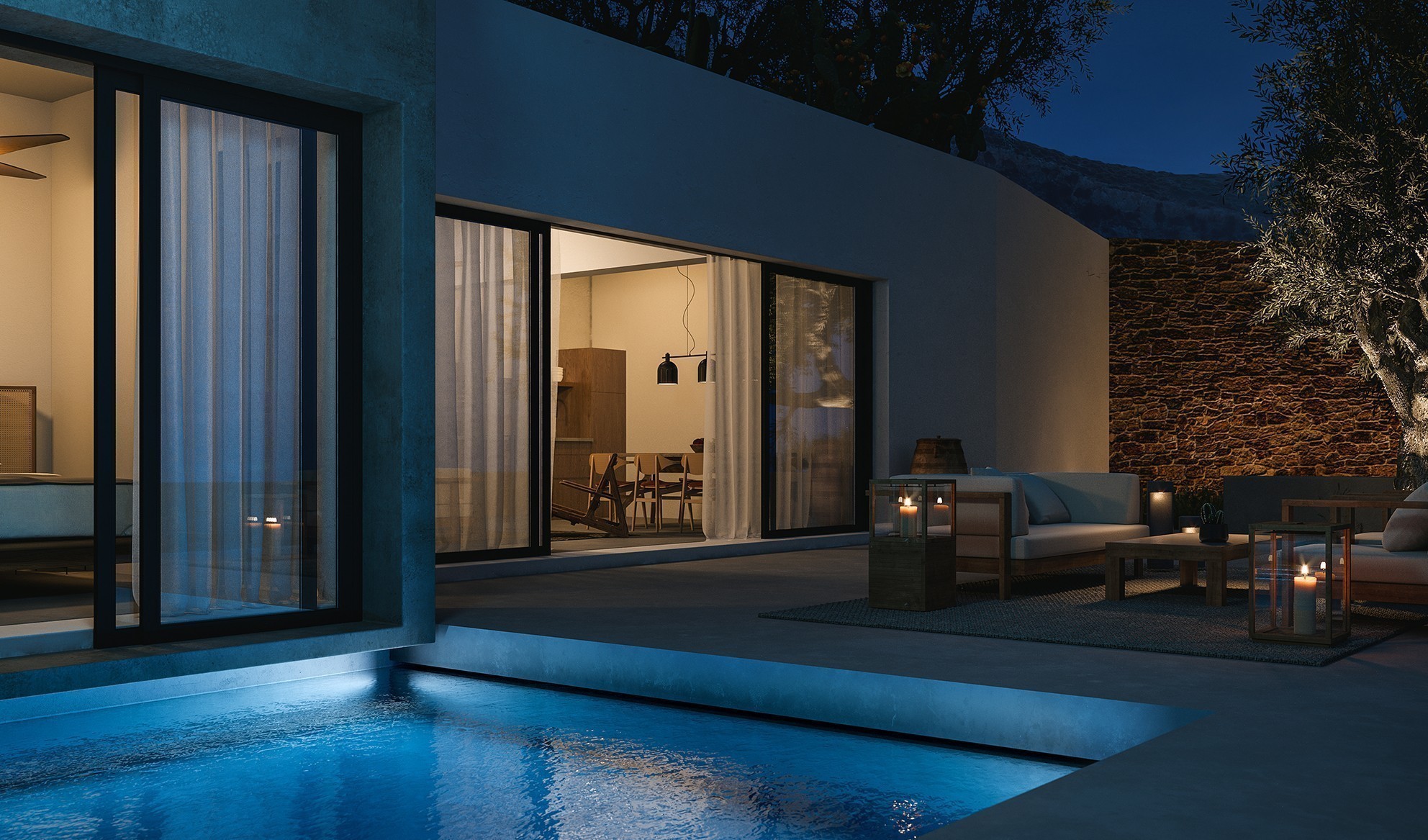 Τρεις εντυπωσιακές βίλες στην Κάρπαθο