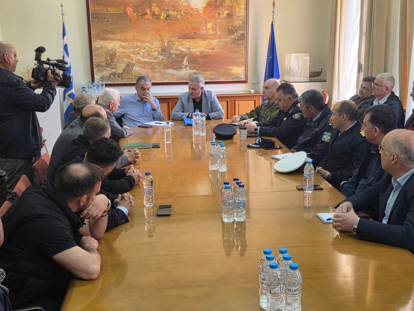 Λέσβος: Όλα τα μέτρα για τον αφθώδη πυρετό παρουσίασε ο Καββαδάς σε κτηνοτρόφους και τυροκόμους