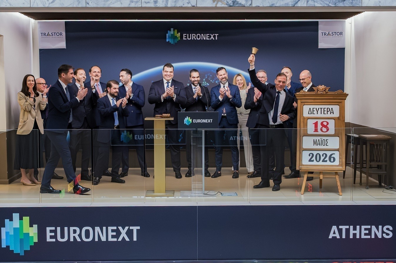 Trastor: Κήρυξε την έναρξη της συνεδρίασης στη Euronext Athens μετά την αύξηση μετοχικού κεφαλαίου