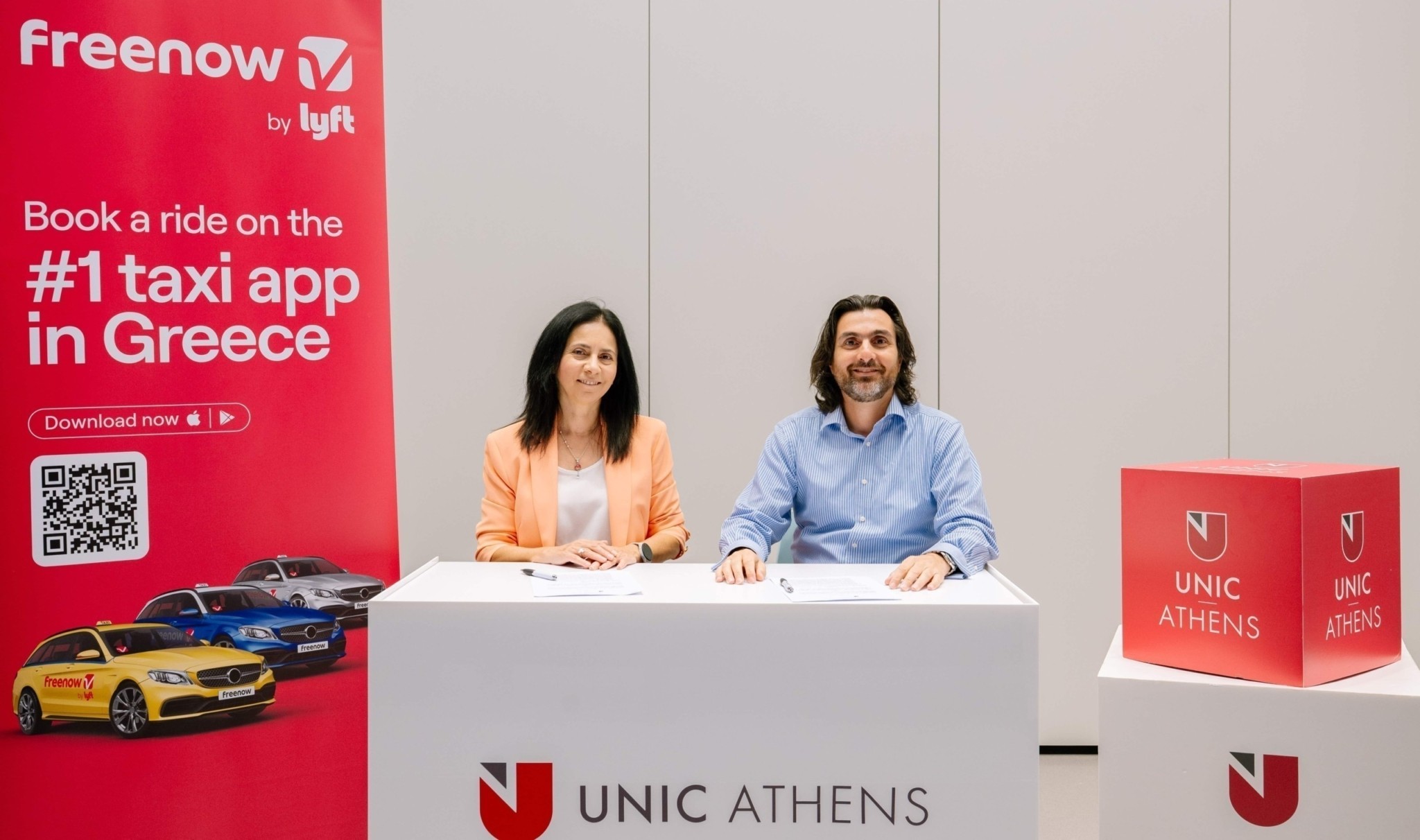 Freenow by Lyft – UNIC Athens: Eνώνουν δυνάμεις για την ανάπτυξη των δεξιοτήτων του αύριο