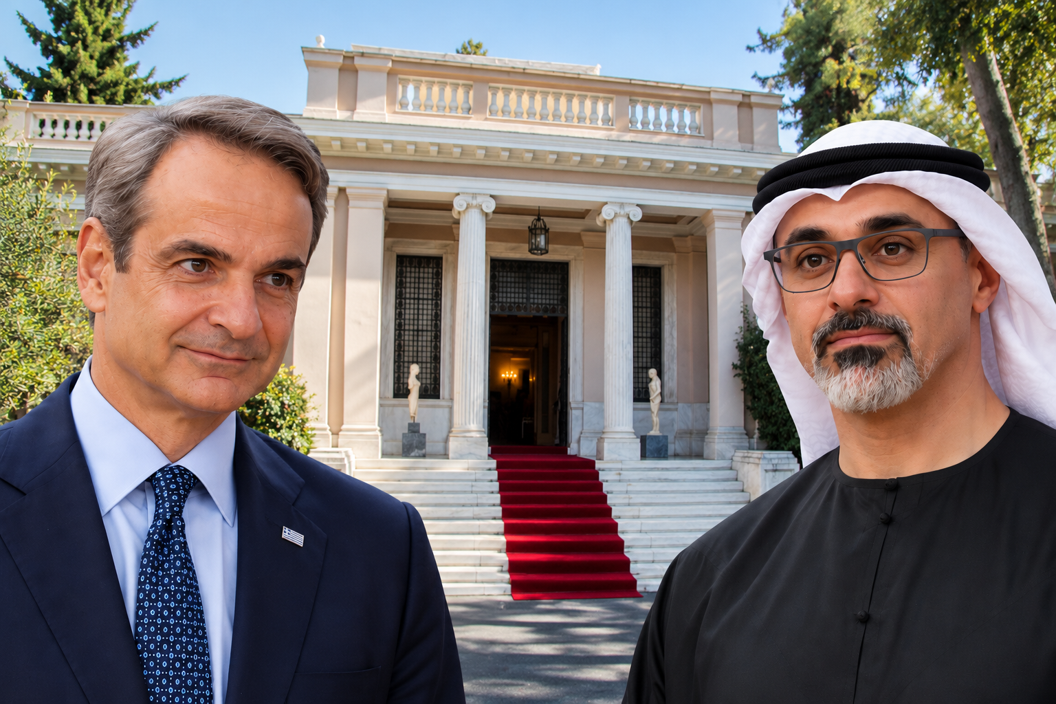 <div style="width:1px;height:1px"></div>Ελλάδα – Εμιράτα: Νέα τριετής συμφωνία με τη Mubadala, 15 μνημόνια και κοινοπραξία για έργα 10 δισ.