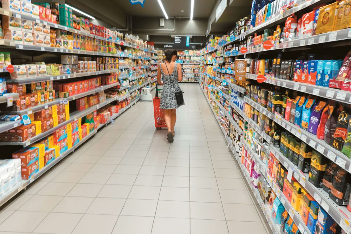 ΙΕΛΚΑ: Αρνητικός «πληθωρισμός» -0,75% στα σουπερμάρκετ τον Σεπτέμβριο (γράφημα)